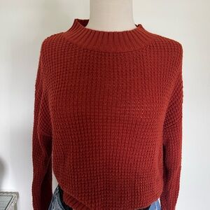 Lulus Cozy Rust Sweater for Women